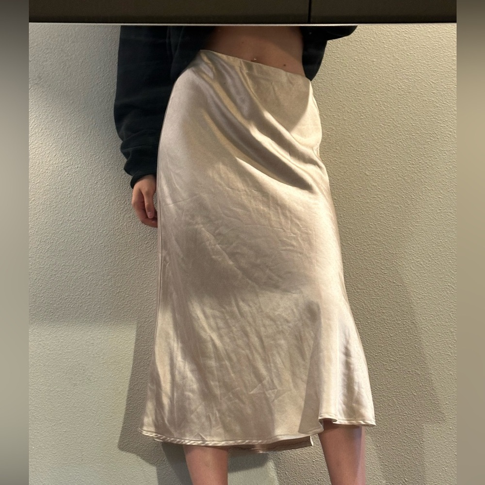 Satin skit from saucy blonde boutique